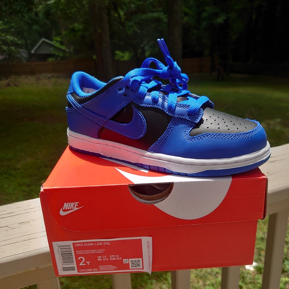 Nike Dunk Low (PS) Hyper Cobalt 2Y/3.5W